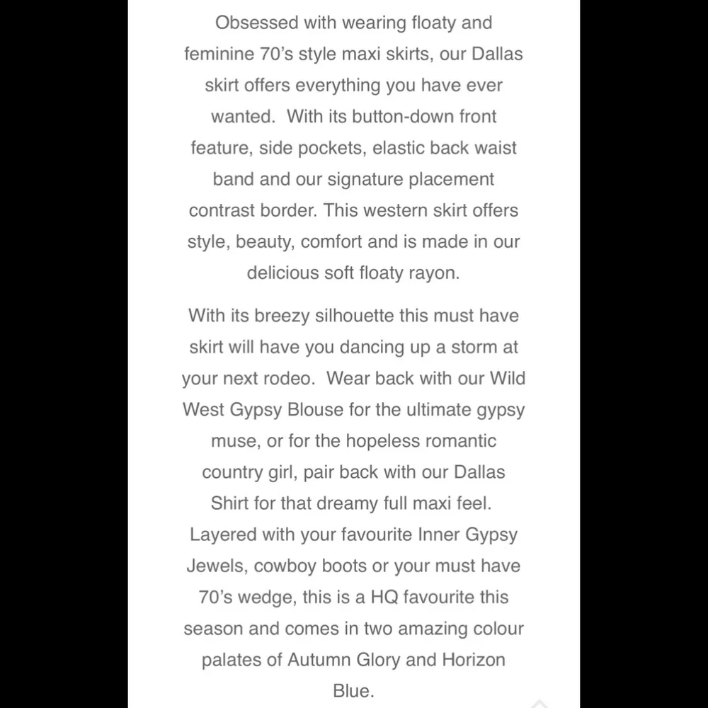 ✨House of Skye Dalla’s Gypsy Button down Maxi Skirt - Picture 9 of 17